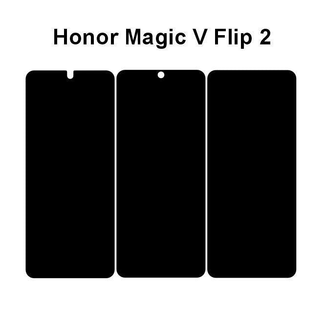 Honor Magic V Flip 2 Skin Vector Template: SVG DXF PNG Cut Files