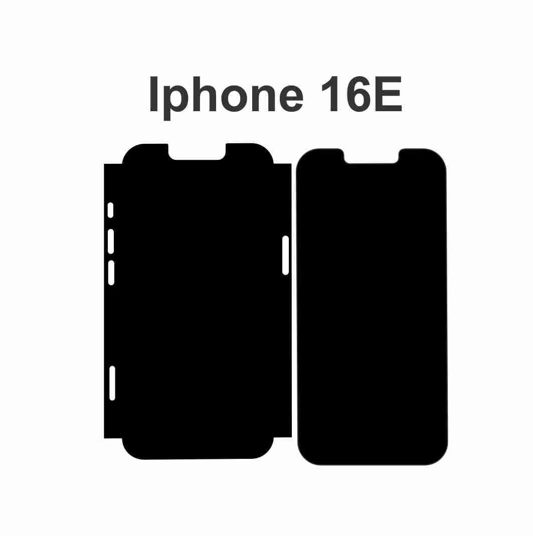 iPhone 16e Skin Vector Files: Customizable Phone Decal (Digital Download)