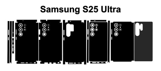 Samsung Galaxy S25 Ultra 5G Skin Template: Vector Files & Die Cut Layout