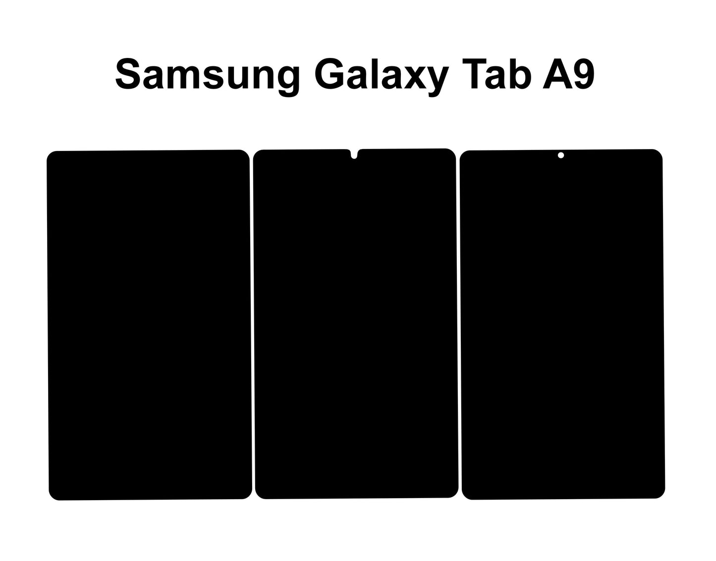 Galaxy Tab A9 A06 Skin Template SVG/DXF Vinyl Wraps, Cricut & Silhouette Digital Download