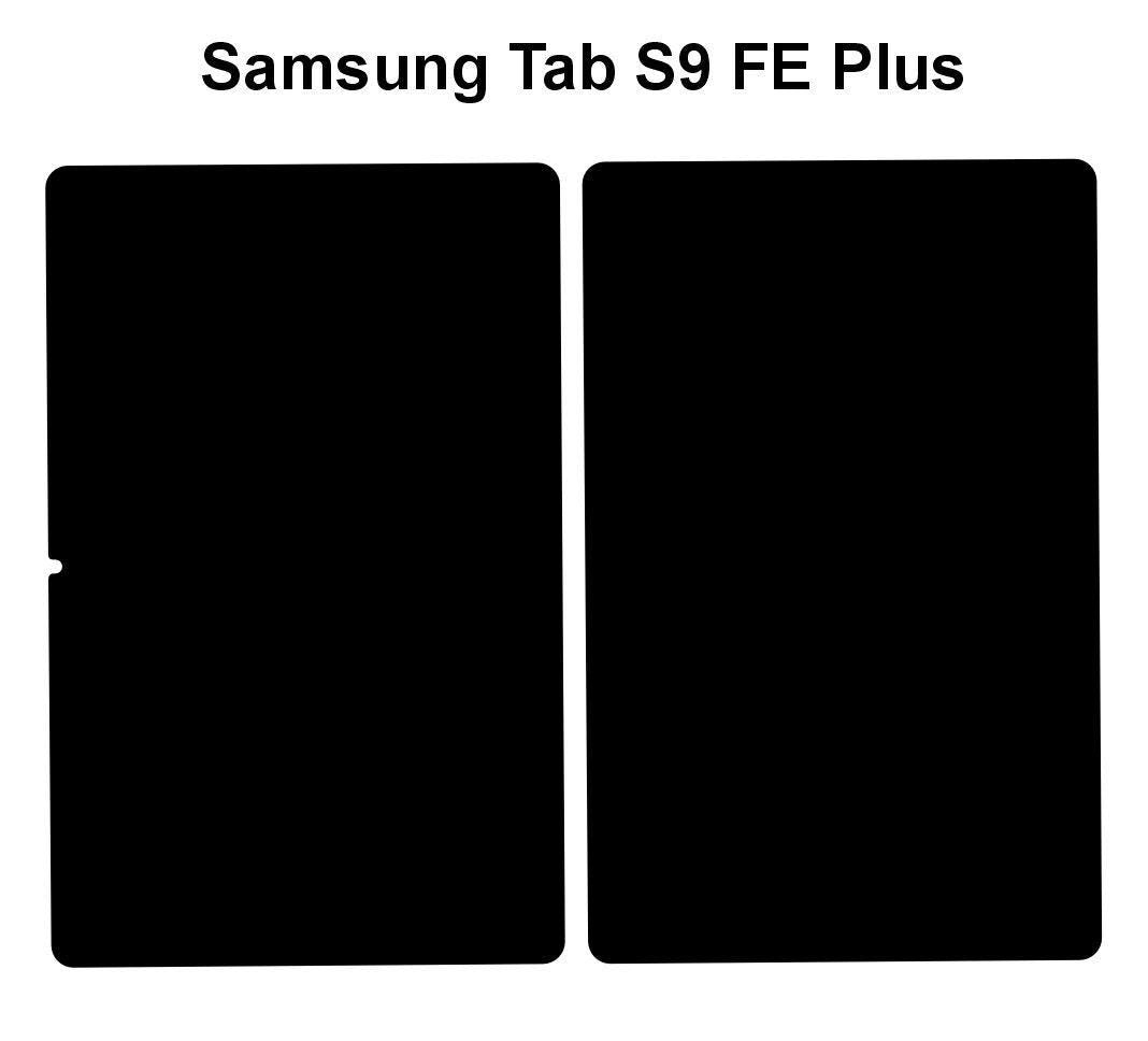 Galaxy Tab S9 FE Plus Vinyl Skin Pattern: DIY Tablet Cover Cutting File