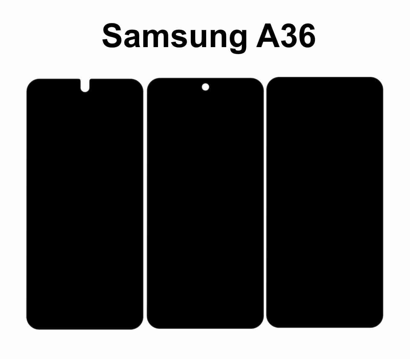 Samsung Galaxy A36 5G Skin Template: Vector Files & Die Cut Layout