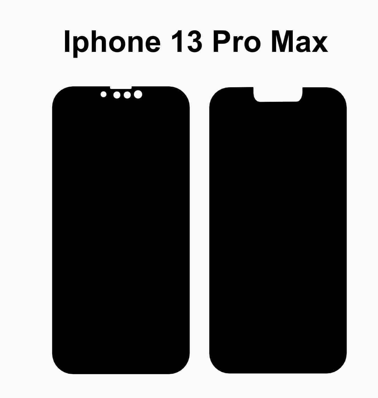 iPhone 13 Pro Max Skin Vector Files: Customizable Phone Decal (Digital Download)