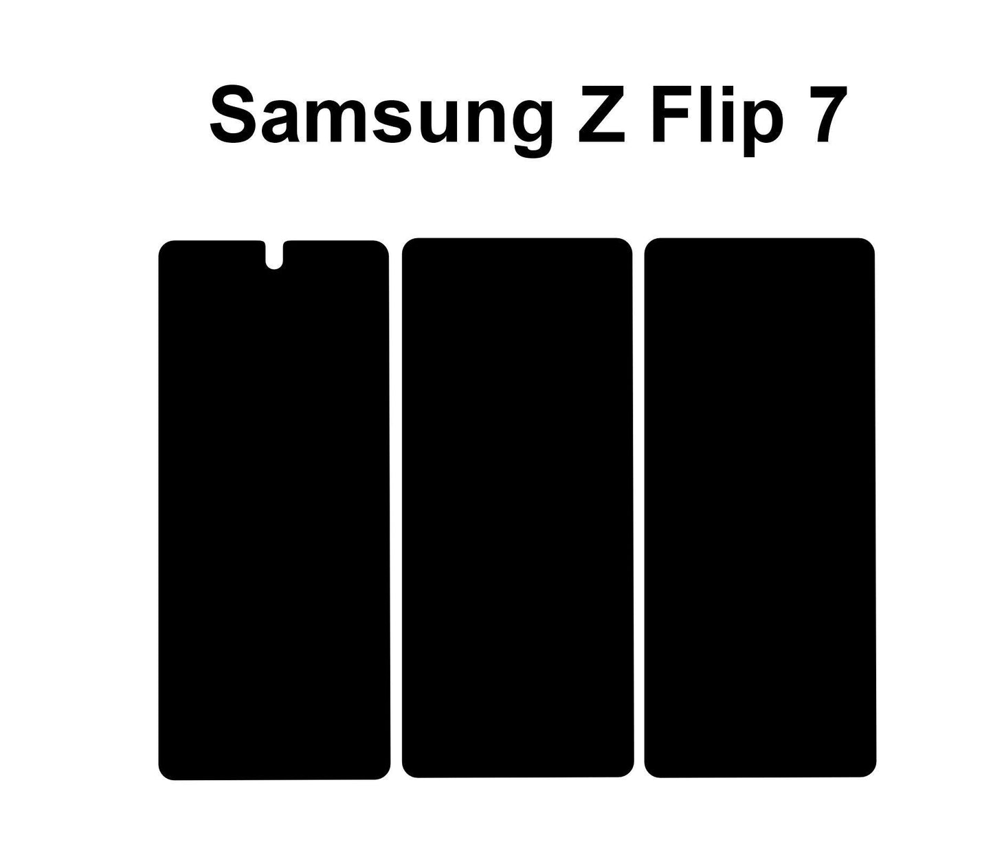 Galaxy Z Flip 7 SVG Cut Files: Phone Case Template, DIY Decal (Instant Download)