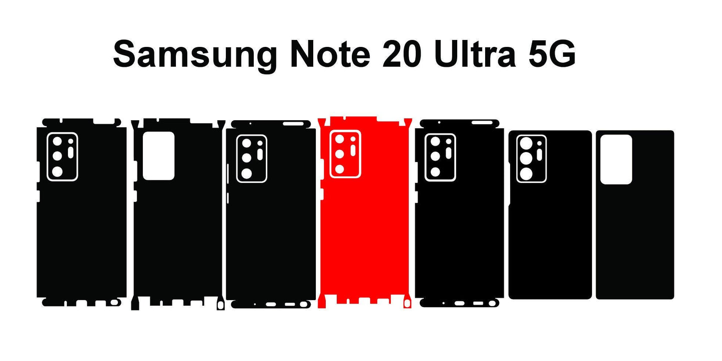 Samsung Galaxy Note 20 Ultra 5g Skin Vector Template Cut Files Svg Dxf Png
