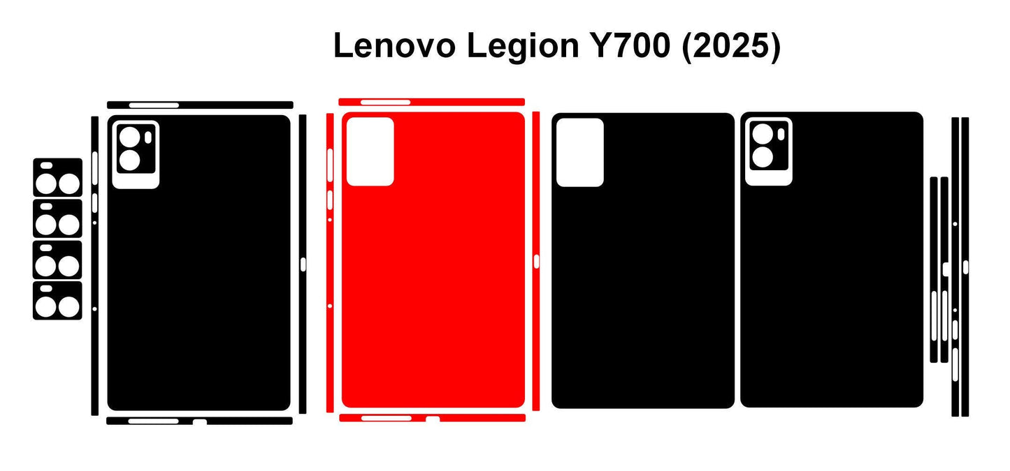 Lenovo Legion Y700 Skin SVG Cut Files: Customizable Tablet Wrap (Digital Download