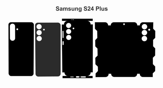 Samsung Galaxy S24 Plus Skin Template: Vector Files, Die Cut Layout