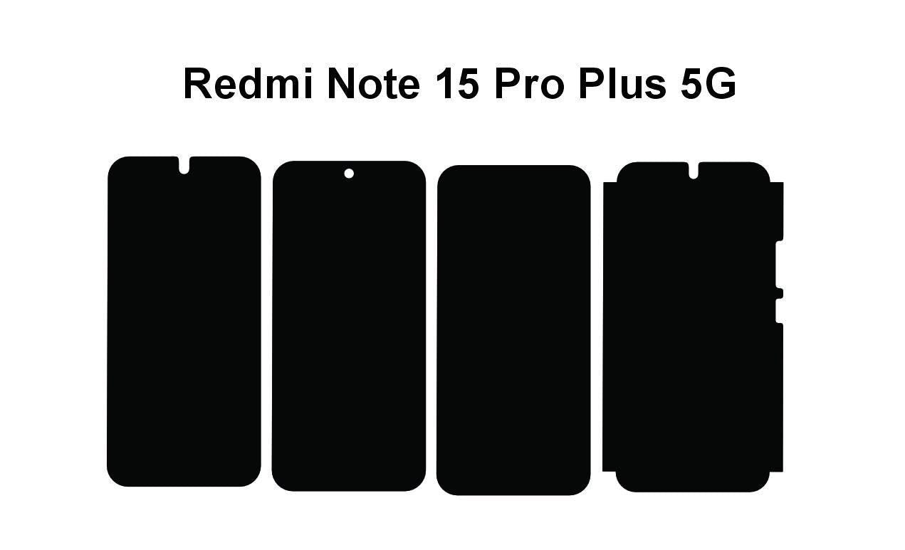 Xiaomi Redmi Note 15, Pro,Plus SVG Cut File Phone Case Template (Digital Download)
