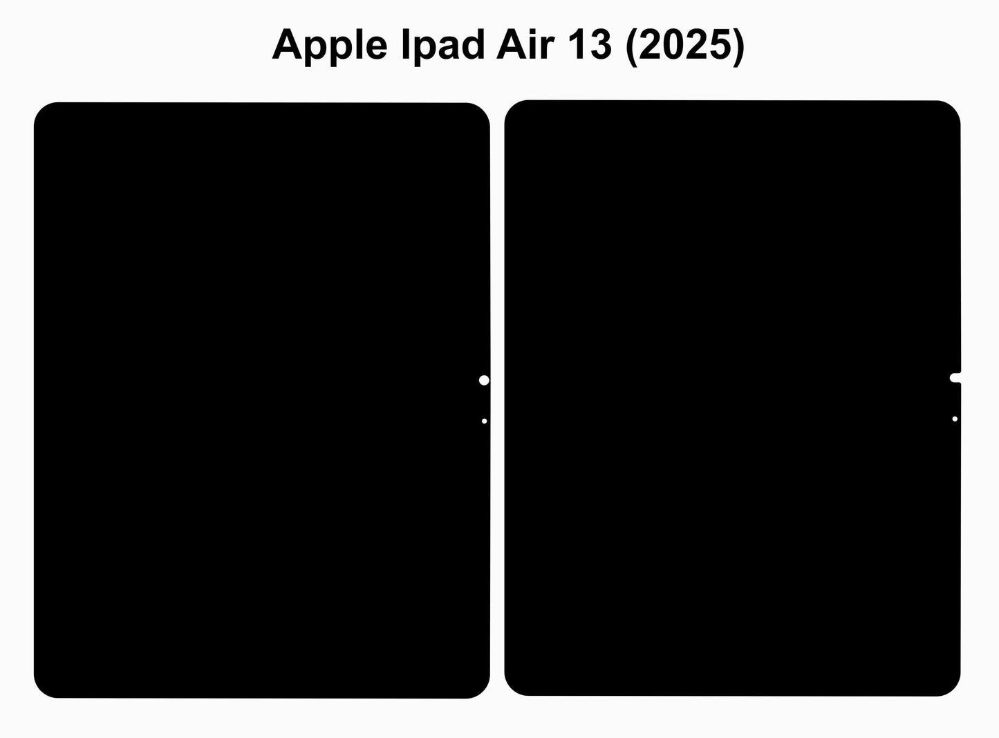 iPad Air 13 (2025) Vector Cut Templates SVG Digital Files