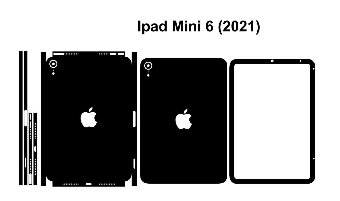 iPad mini 6 (2021) Vector Cut Templates (SVG Digital Files)