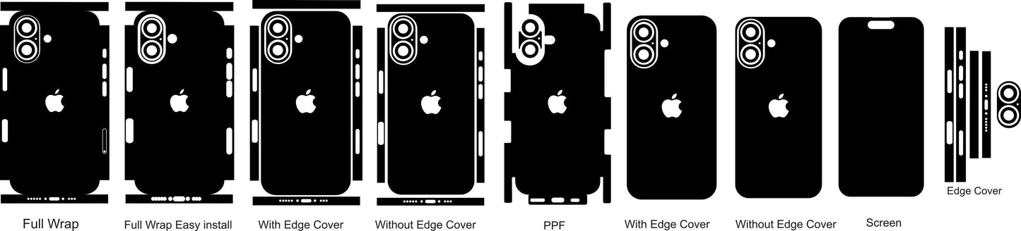 iPhone 16 Skin Vector Files: Customizable Phone Decal Design (Digital Download)