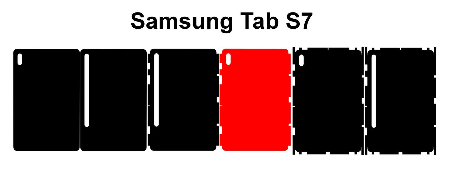 Galaxy Tab S8 & S7 Skin Template: Vinyl Wrap Cut File (Digital Download
