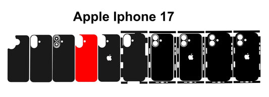iPhone 17 Case Vector Template SVG DXF PNG Cut Files (Digital Download)