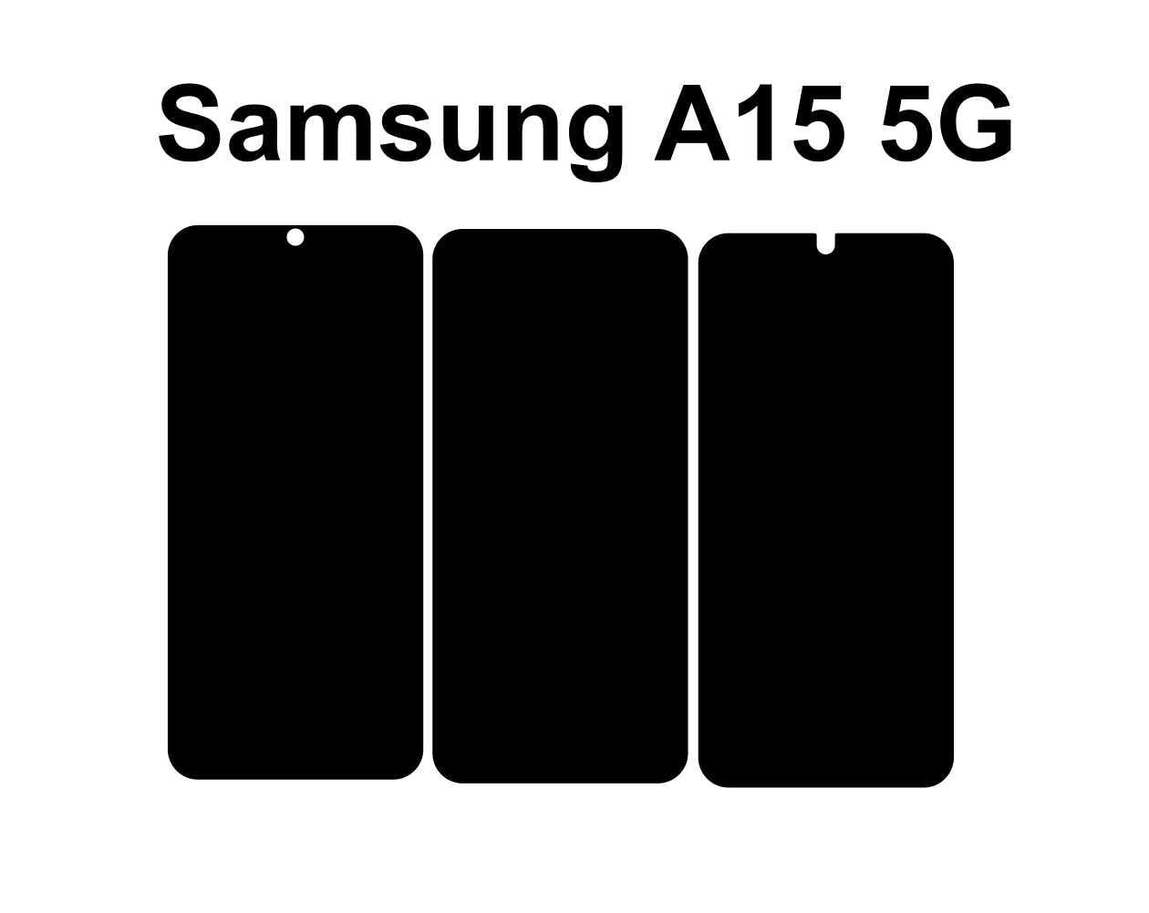 Samsung Galaxy A15 5G Skin Template: SVG DXF Cut Files