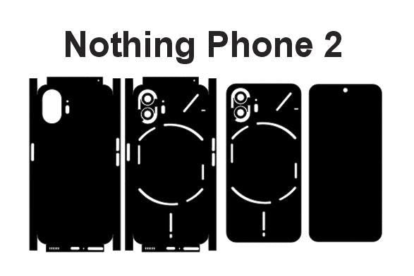 Nothing Phone 2 &  Nothing Ear 1 Skin SVG: Wireless Earbuds Wrap Template (Digital Download)