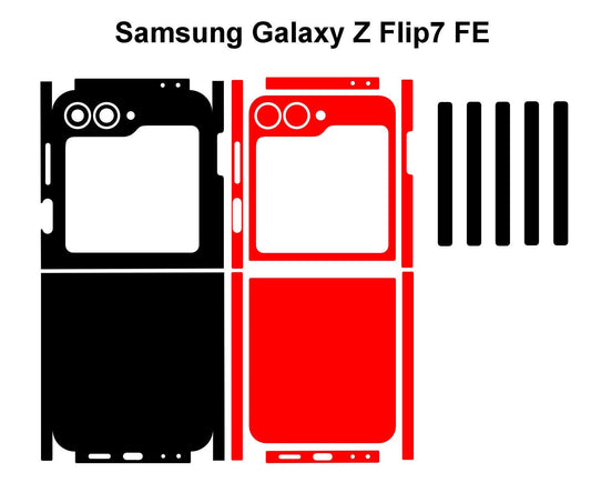 Galaxy Z Flip 7 FE SVG Cut File: Phone Case Template (Digital Download