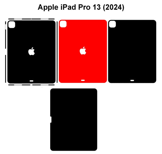 iPad Pro M4 2024 13 Cut Files Case Template & (SVG/DXF Instant Download)