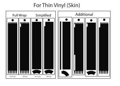Apple Pencil 2nd Gen Skin Template: Customizable Vector Cut File
