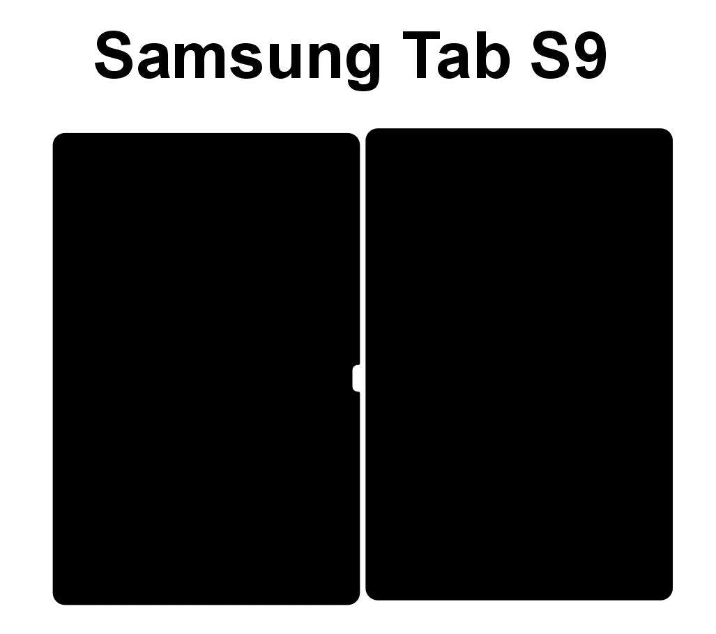 Galaxy Tab S9 Skin Template: SVG, DXF, Vector Cut Files (Digital Download)