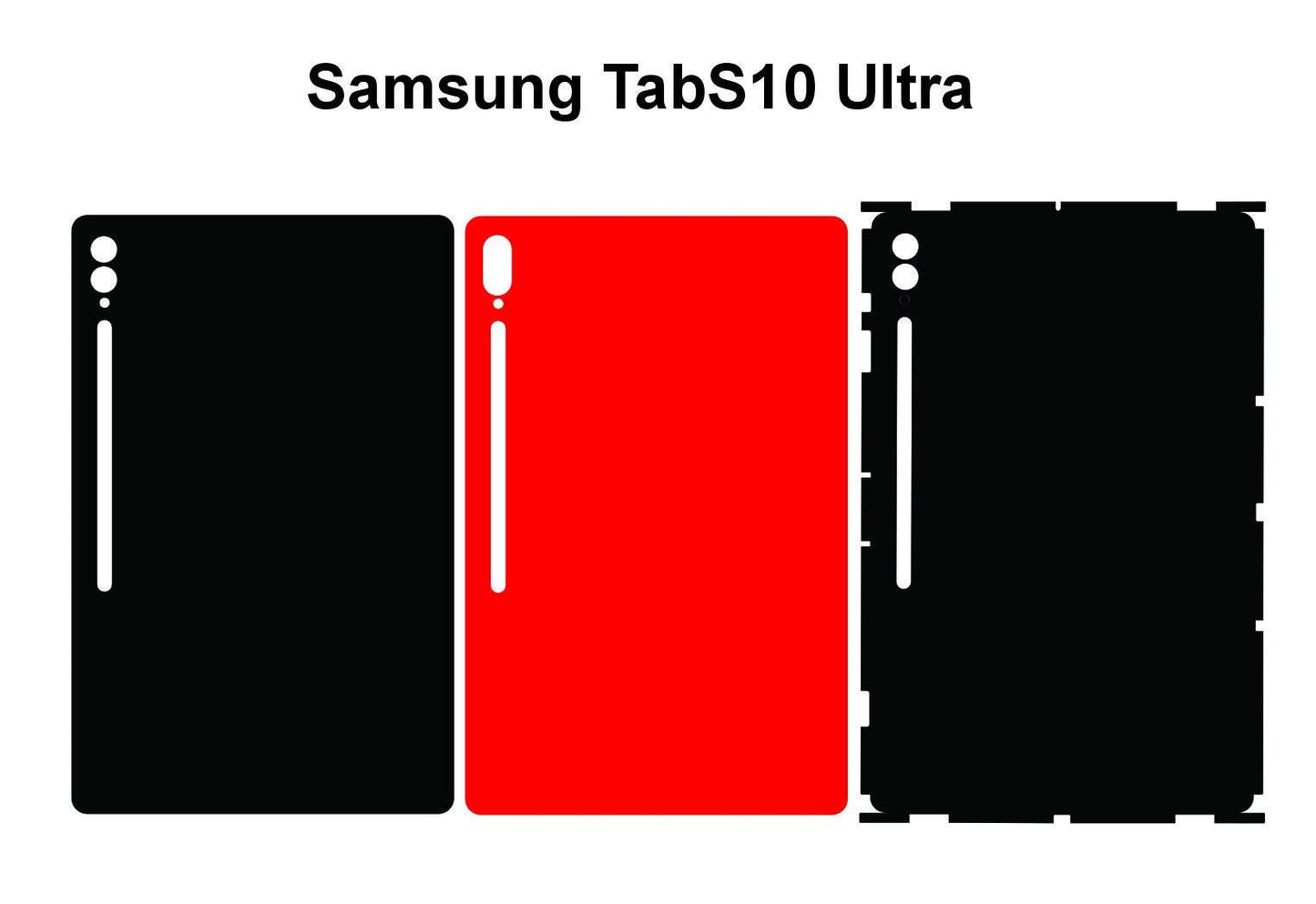 Samsung Galaxy Tab S10 Ultra Case Template SVG DXF PNG Cut Files (Digital Download)