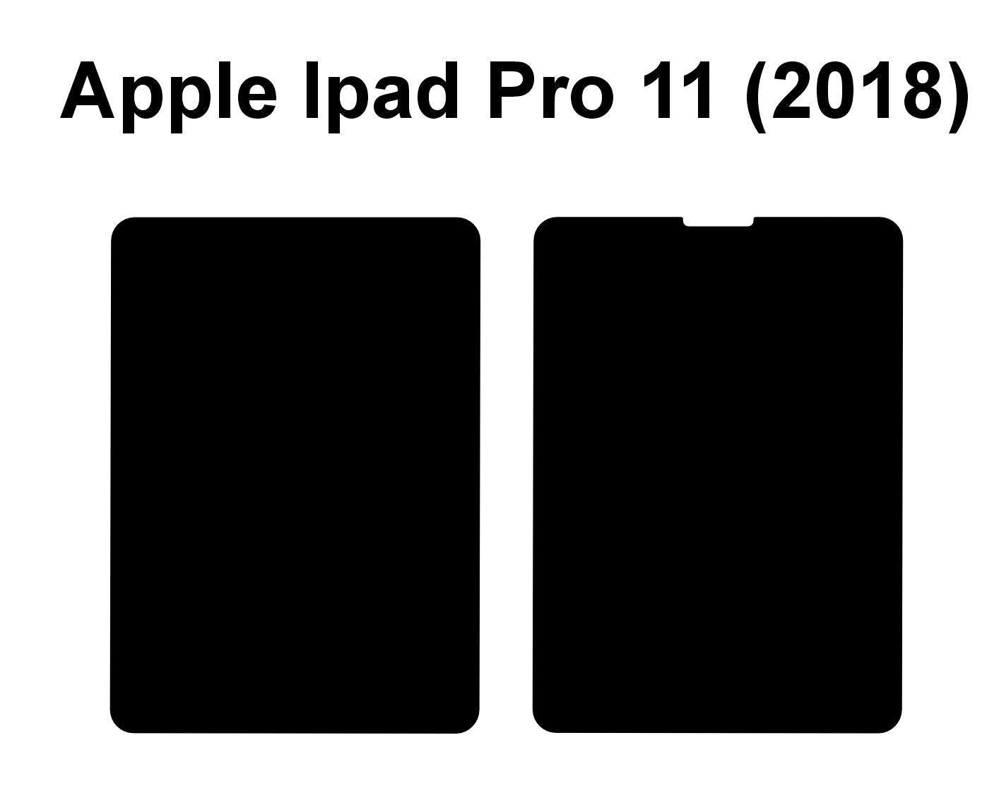 iPad Pro 11 2018 Skin Template SVG: Cricut, Silhouette, Laser Cut (Digital Download)