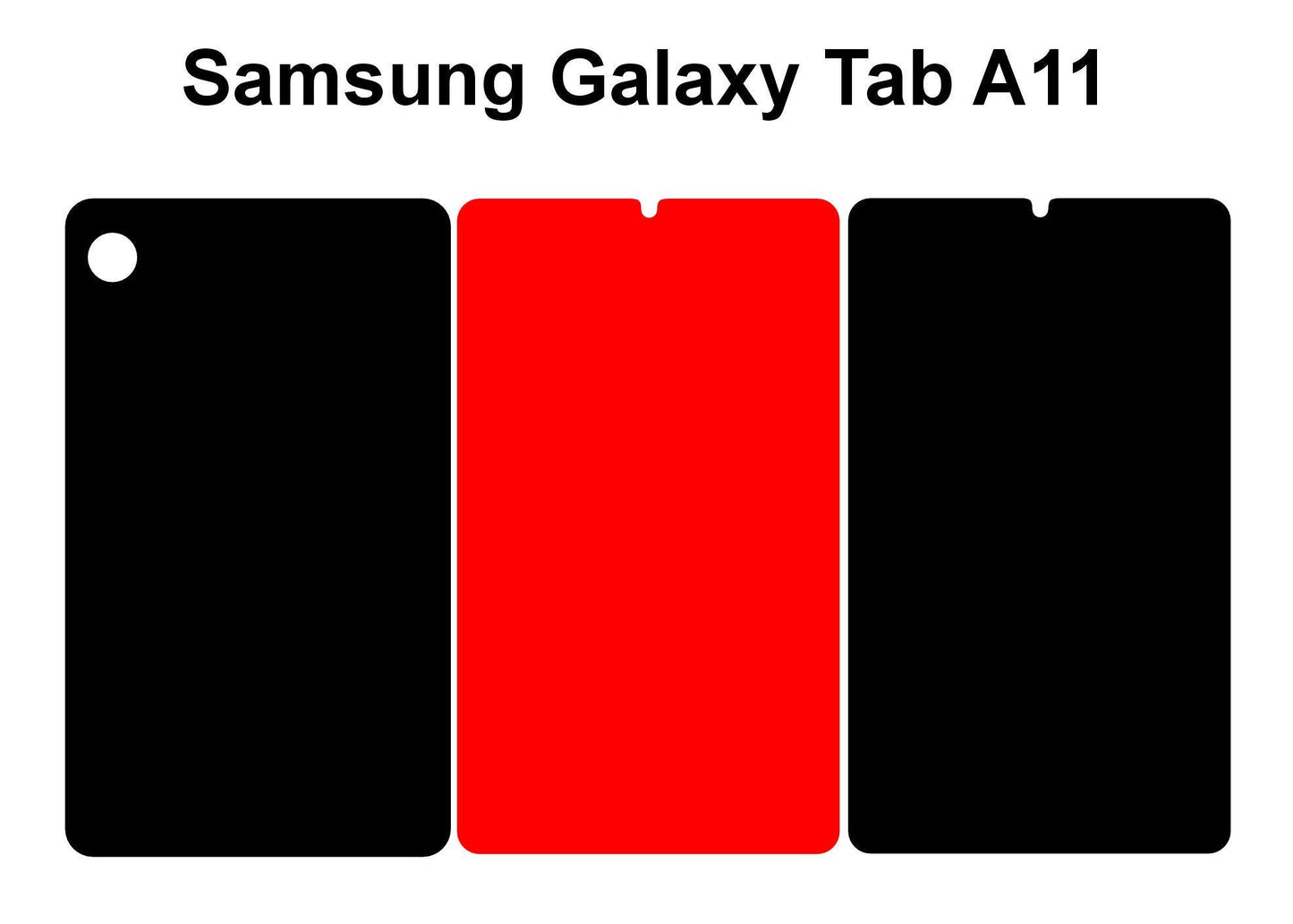 Samsung Galaxy Tab A11 & S11 Skin Vector Template Cut Files Svg Dxf Png