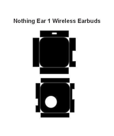 Nothing Phone 2 &  Nothing Ear 1 Skin SVG: Wireless Earbuds Wrap Template (Digital Download)