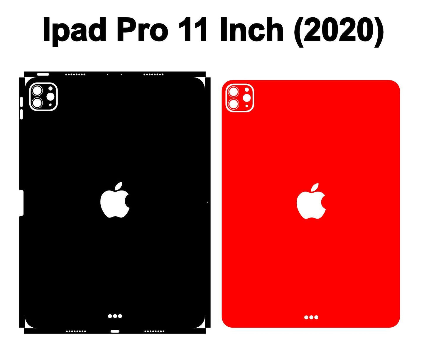 iPad Pro 11 & iPad 10.2 Skin Vector Files: Customizable Templates