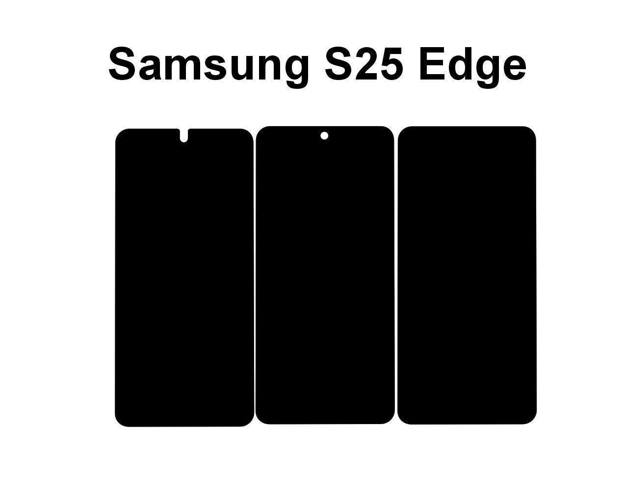 Samsung Galaxy S25 Edge Skin Vector Cut Files Svg Dxf Digital Download