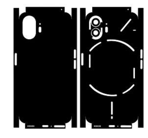 Nothing Phone 2 &  Nothing Ear 1 Skin SVG: Wireless Earbuds Wrap Template (Digital Download)