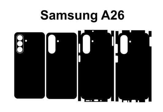 Samsung Galaxy A26 5G Skin Template: Vector Files & Die Cut Layout
