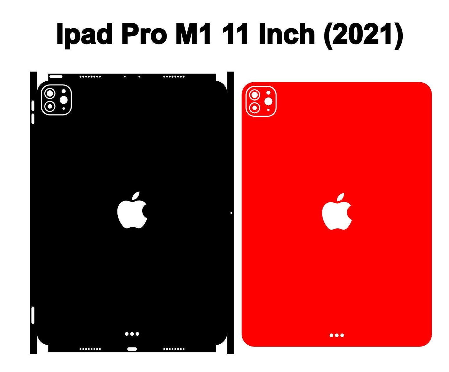 iPad Pro 11 & iPad 10.2 Skin Vector Files: Customizable Templates
