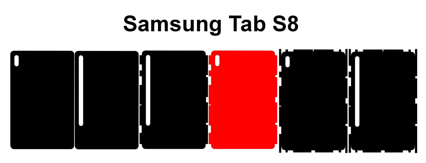 Galaxy Tab S8 & S7 Skin Template: Vinyl Wrap Cut File (Digital Download