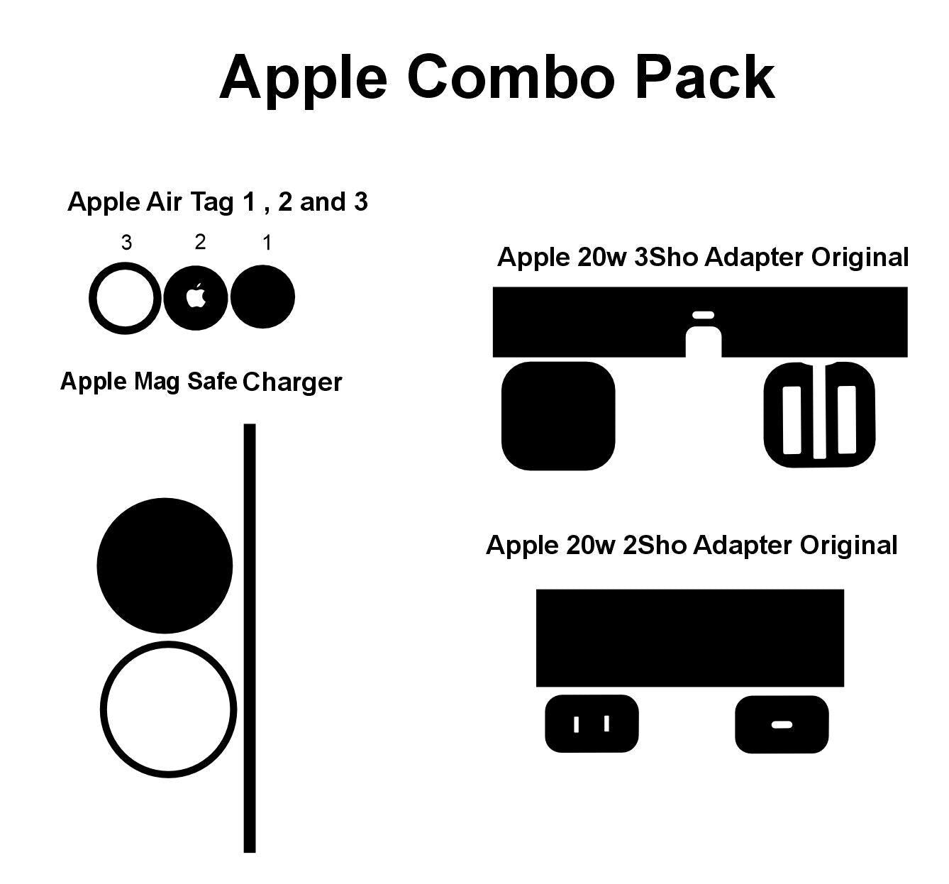 MagSafe Battery Pack Skin Cut Files: Wireless Charger & AirTag Decals (Digital Download)