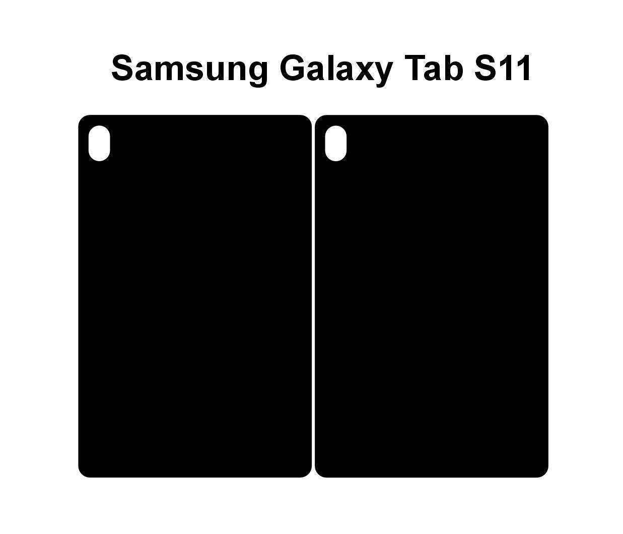 Samsung Galaxy Tab A11 & S11 Skin Vector Template Cut Files Svg Dxf Png