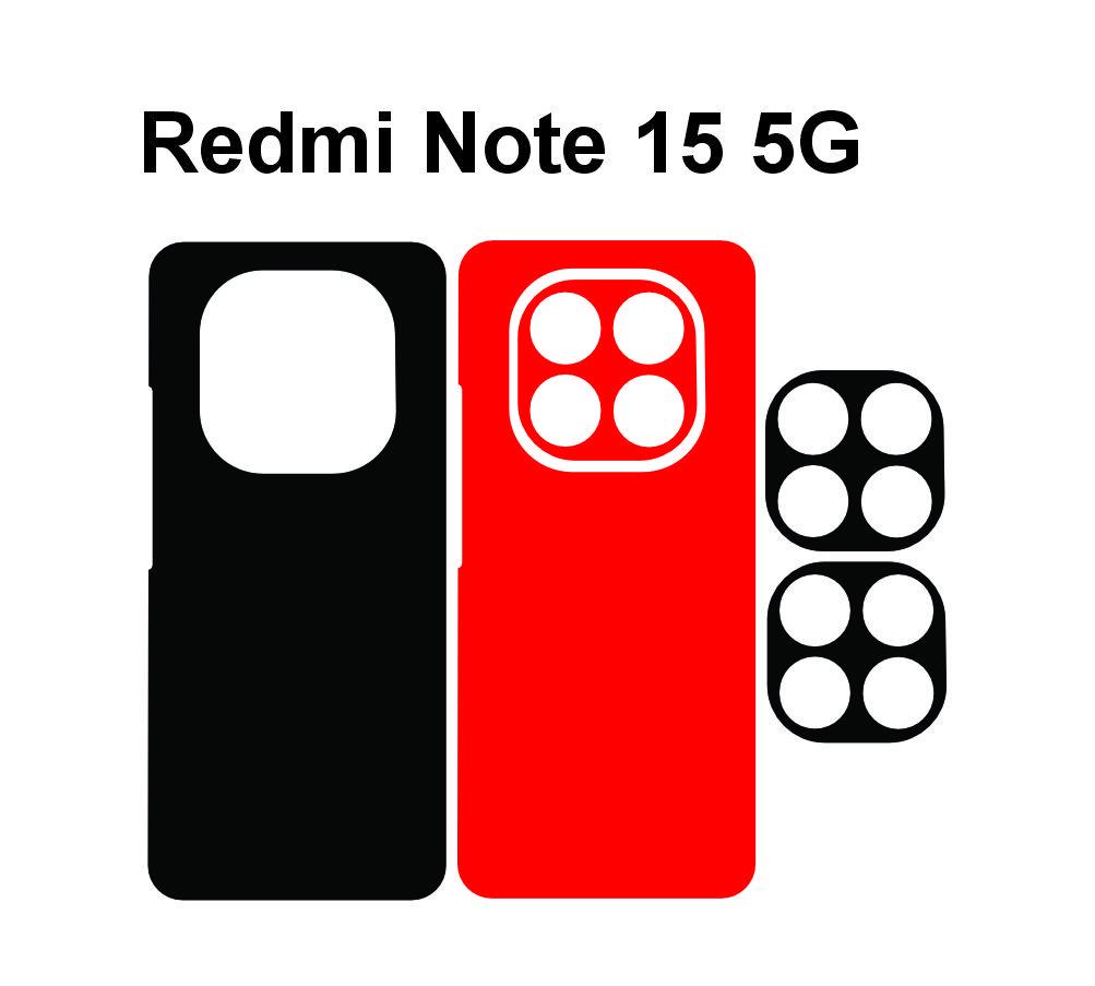 Xiaomi Redmi Note 15, Pro,Plus SVG Cut File Phone Case Template (Digital Download)