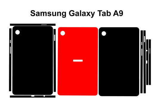 Galaxy Tab A9 A06 Skin Template SVG/DXF Vinyl Wraps, Cricut & Silhouette Digital Download