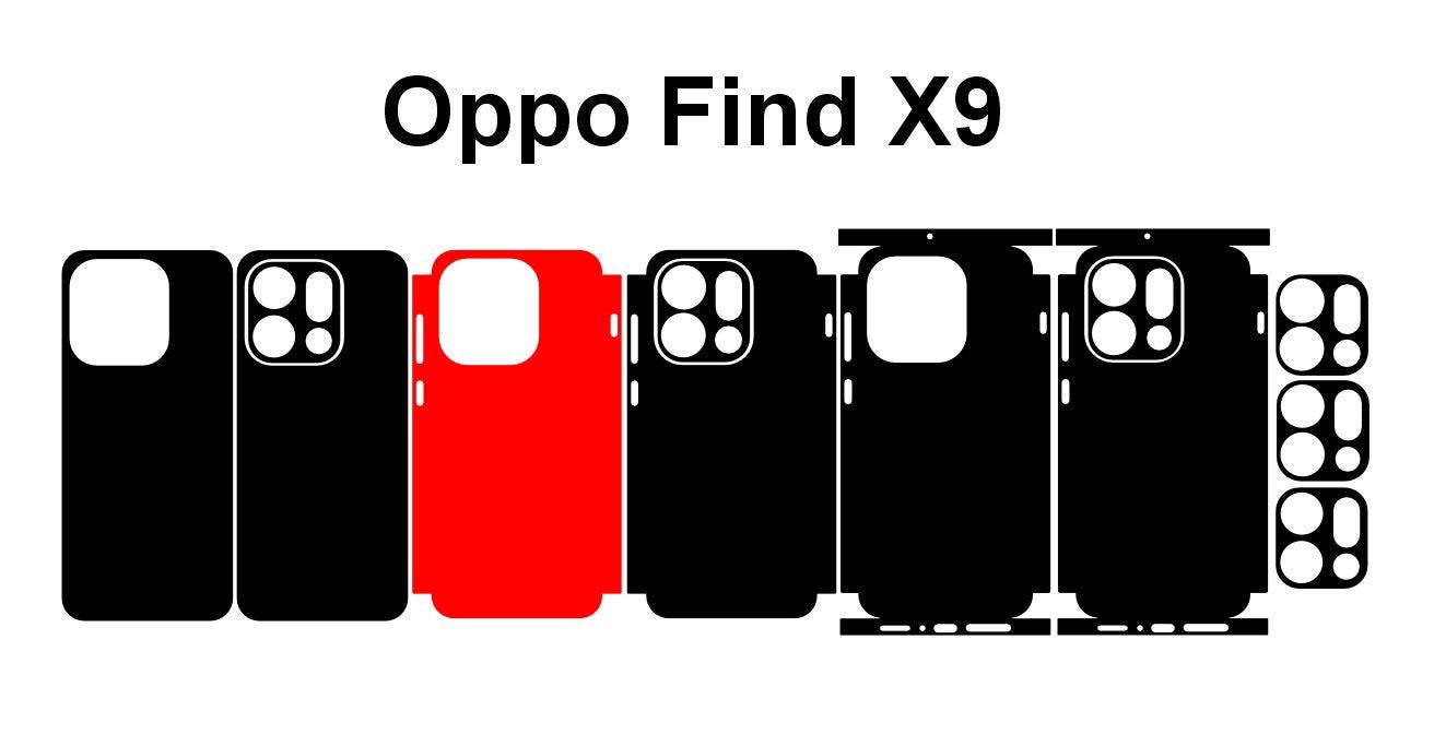 Oppo Find X9 & Reno 14 Pro Skin Vector Template Cut Files Svg Dxf Png