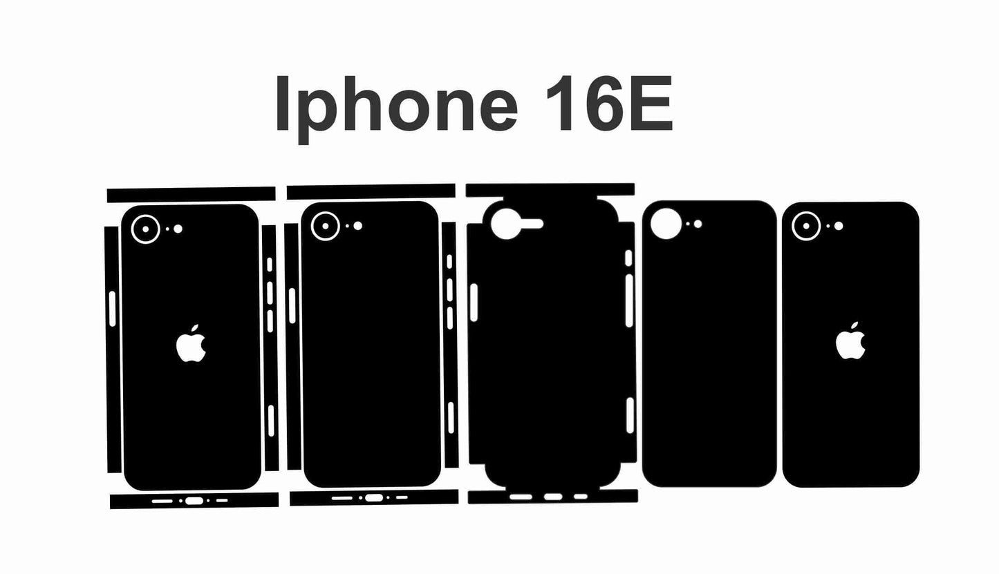 iPhone 16e Skin Vector Files: Customizable Phone Decal (Digital Download)