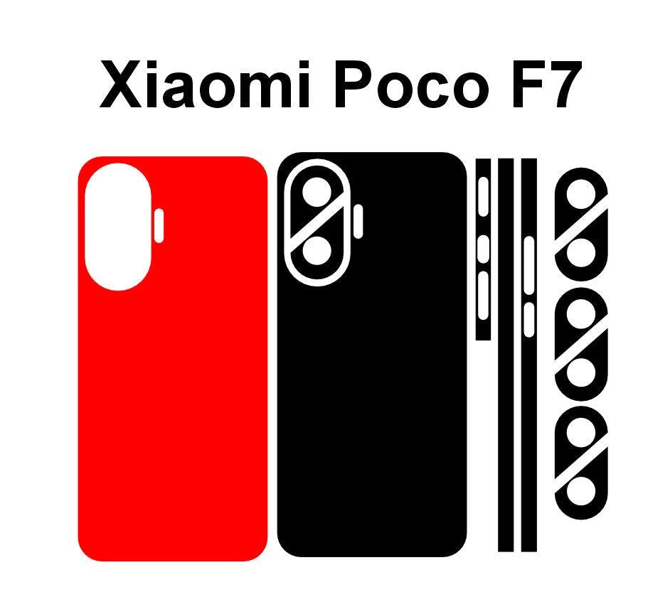 Xiaomi Poco F7 & Mix Flip 2 Skin Template: SVG Vector Cut Files