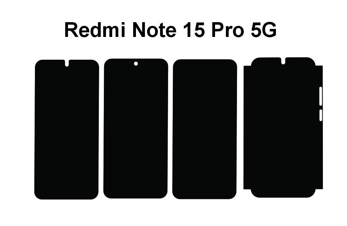 Xiaomi Redmi Note 15, Pro,Plus SVG Cut File Phone Case Template (Digital Download)