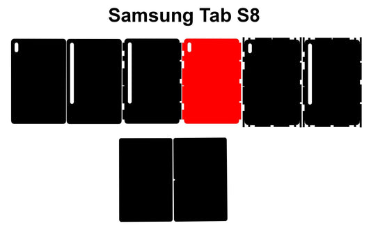 Galaxy Tab S8 & S7 Skin Template: Vinyl Wrap Cut File (Digital Download