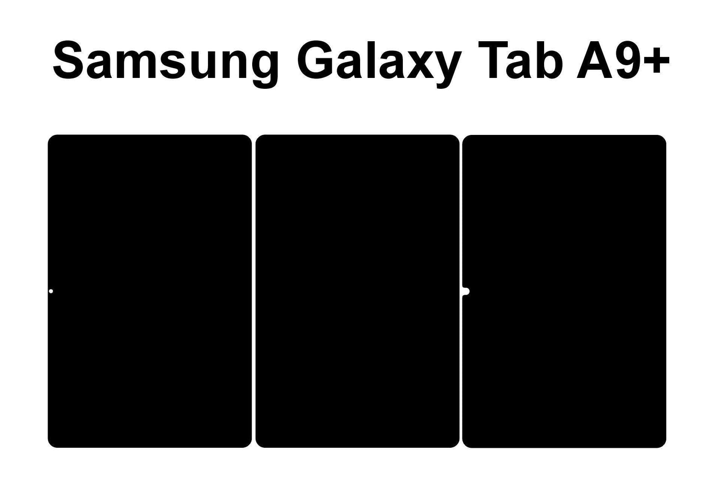 Galaxy Tab A9+ Skin Vector Cut Files: Custom Decal Template