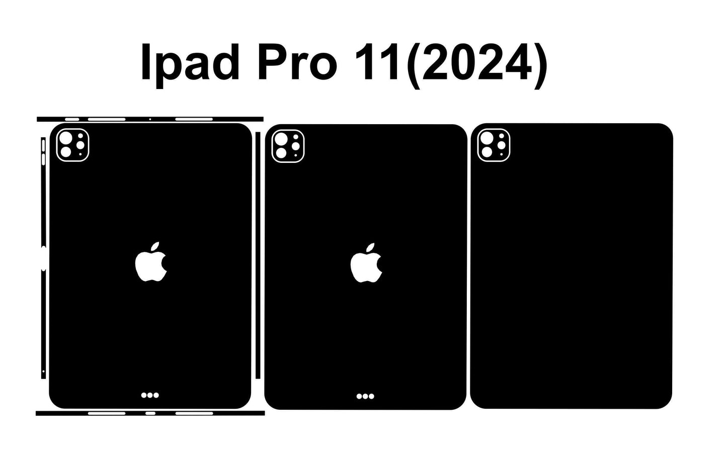 iPad Pro 11-inch (M4) Vector Cut Files: Digital SVG Templates
