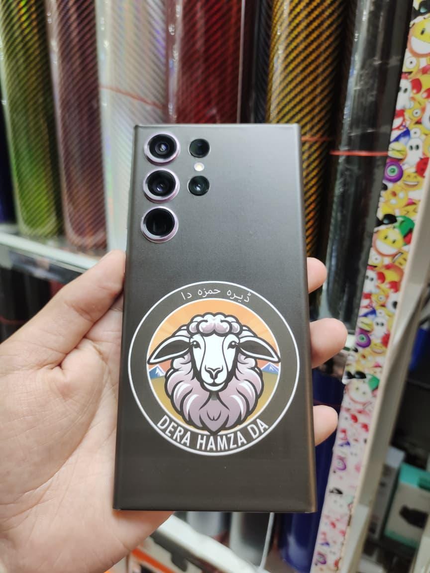 Galaxy S23 Ultra 360 Skin Template: Vector Files, Die Cut Layout