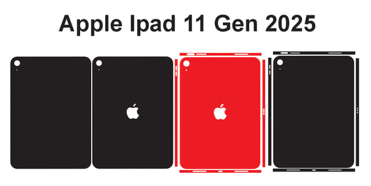 iPad 2025 11 Gen (A16) Skin Vector Template Cut Files Svg Dxf Eps
