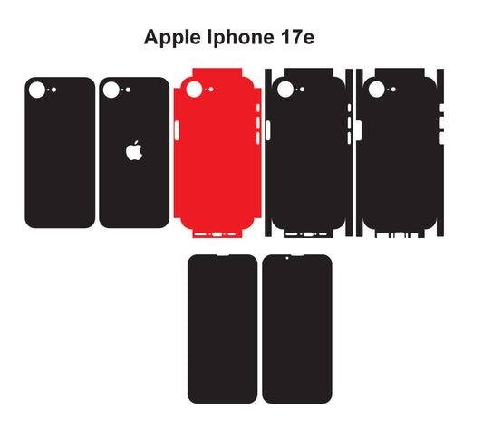Iphone 17e Skin Vector Template Cut Files Svg Dxf Png