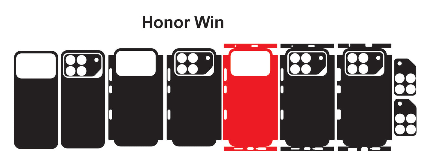 Honor Win & RT Skin Vector Template Cut Files Svg Dxf Png