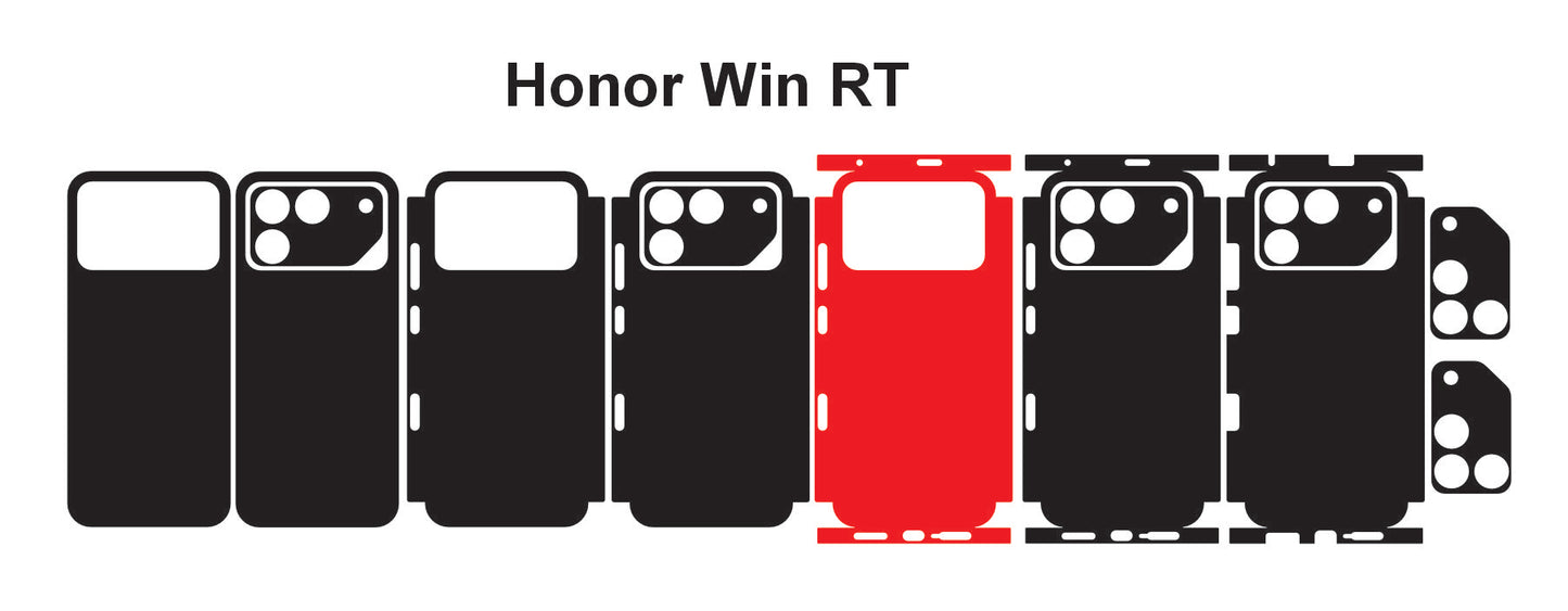 Honor Win & RT Skin Vector Template Cut Files Svg Dxf Png