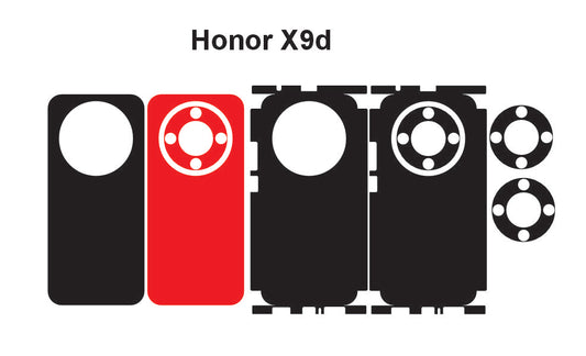 Honor x9D & x7D Skin Vector Template Cut Files Svg Dxf Eps